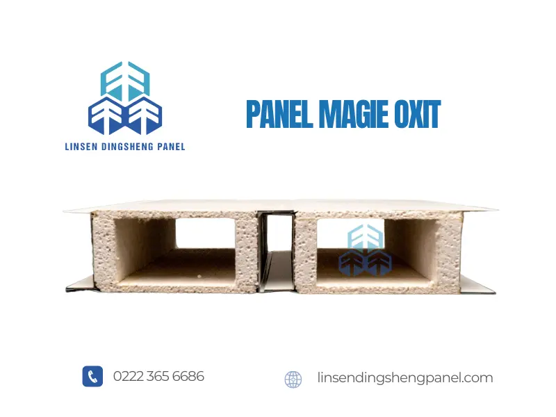 Mechanism hollow glass magnesium sandwich panel