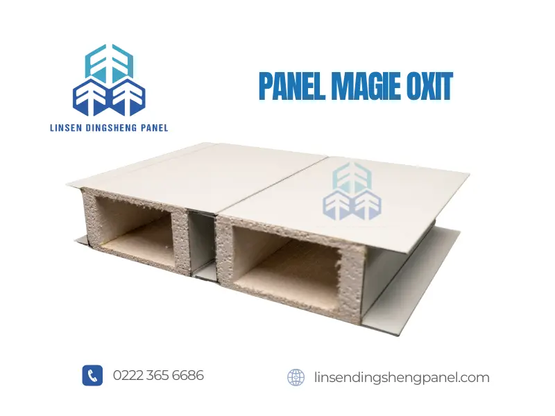 Mechanism hollow glass magnesium sandwich panel